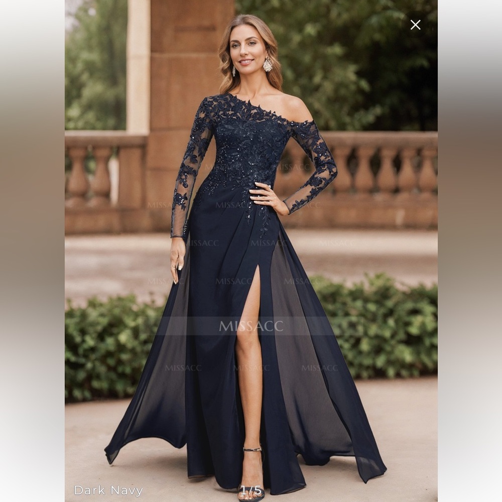 Elegant Black One Shoulder Dress